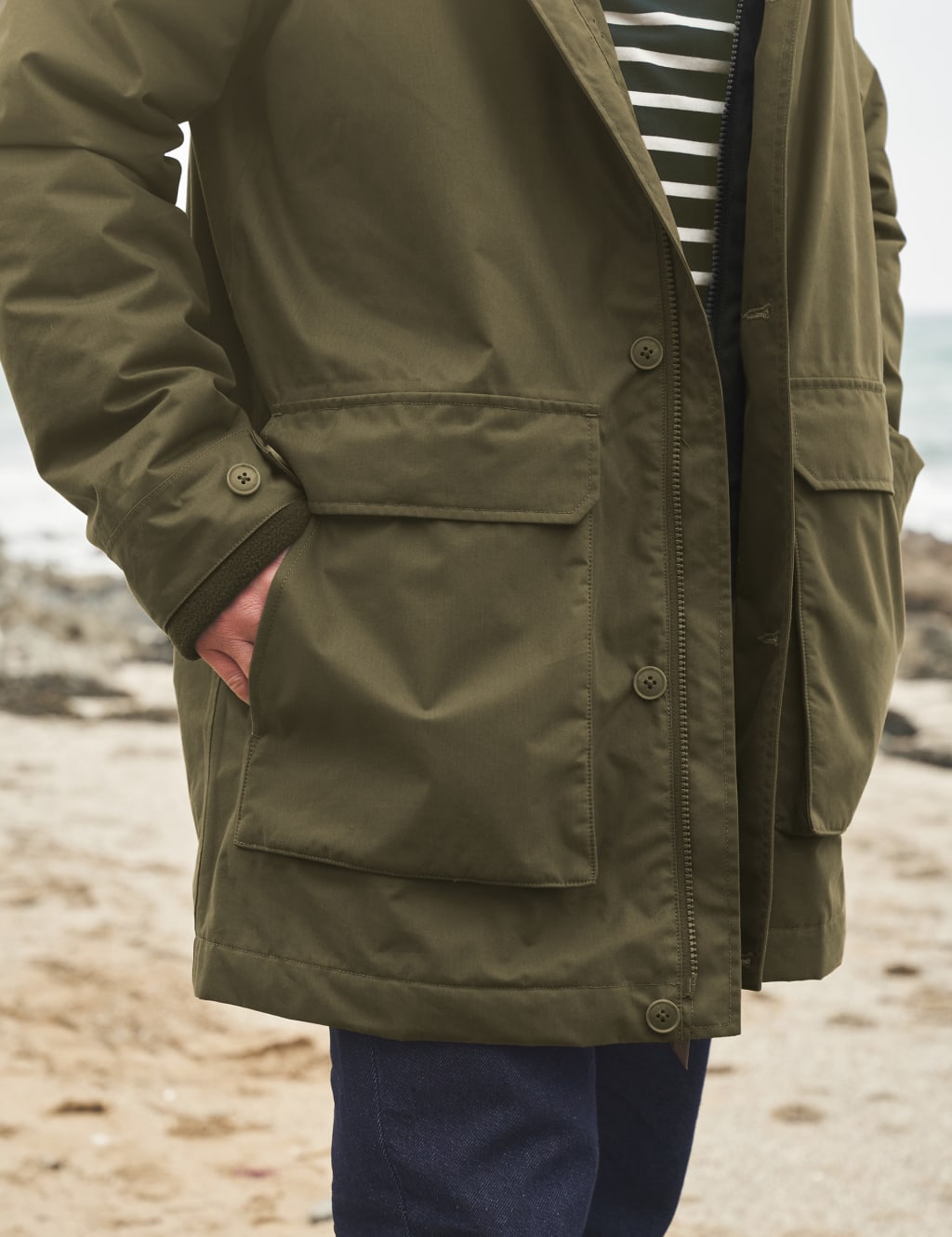 Cotton Rich Waterproof 3 in 1 Coat image 6