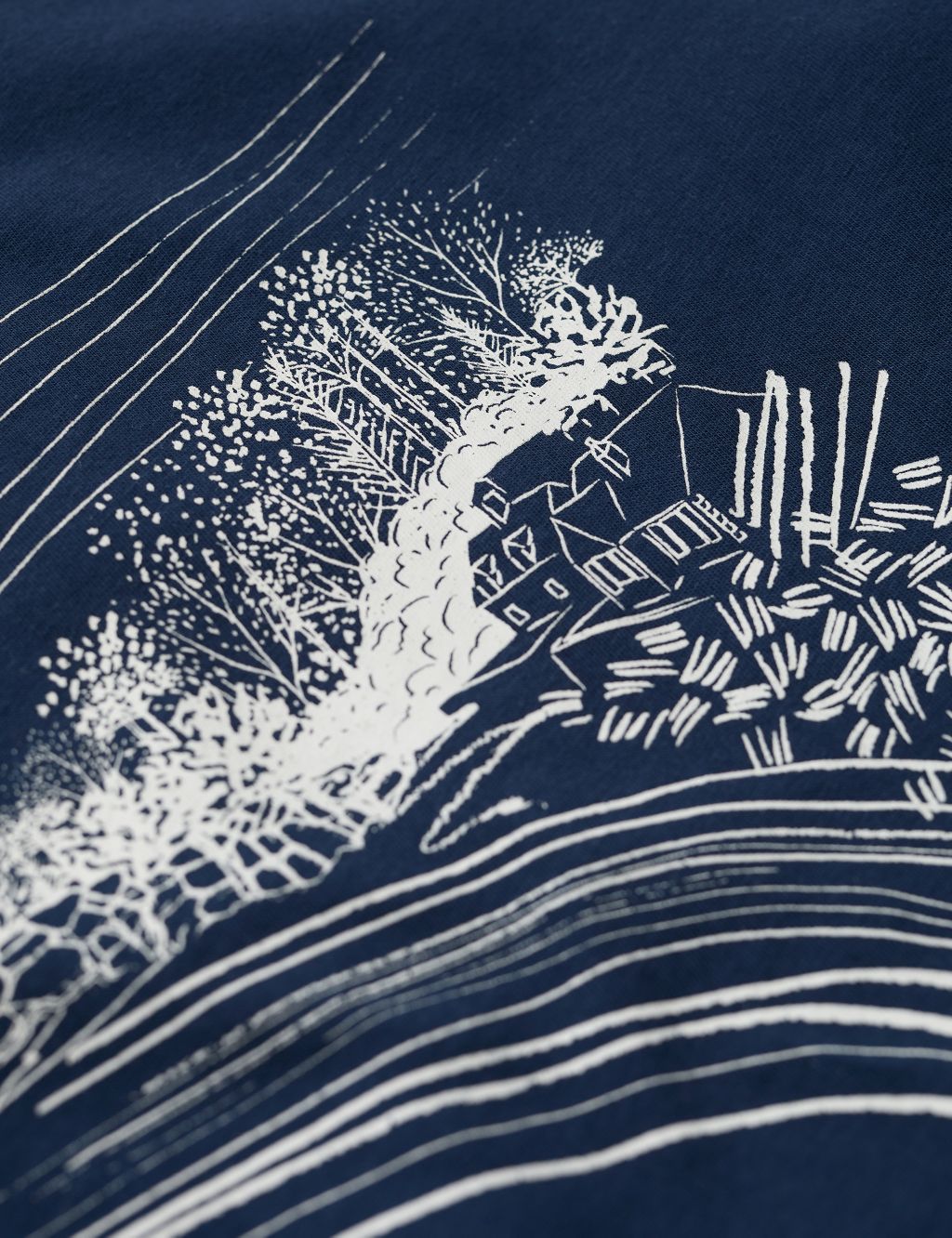Organic Cotton Coastal Print T-Shirt image 5