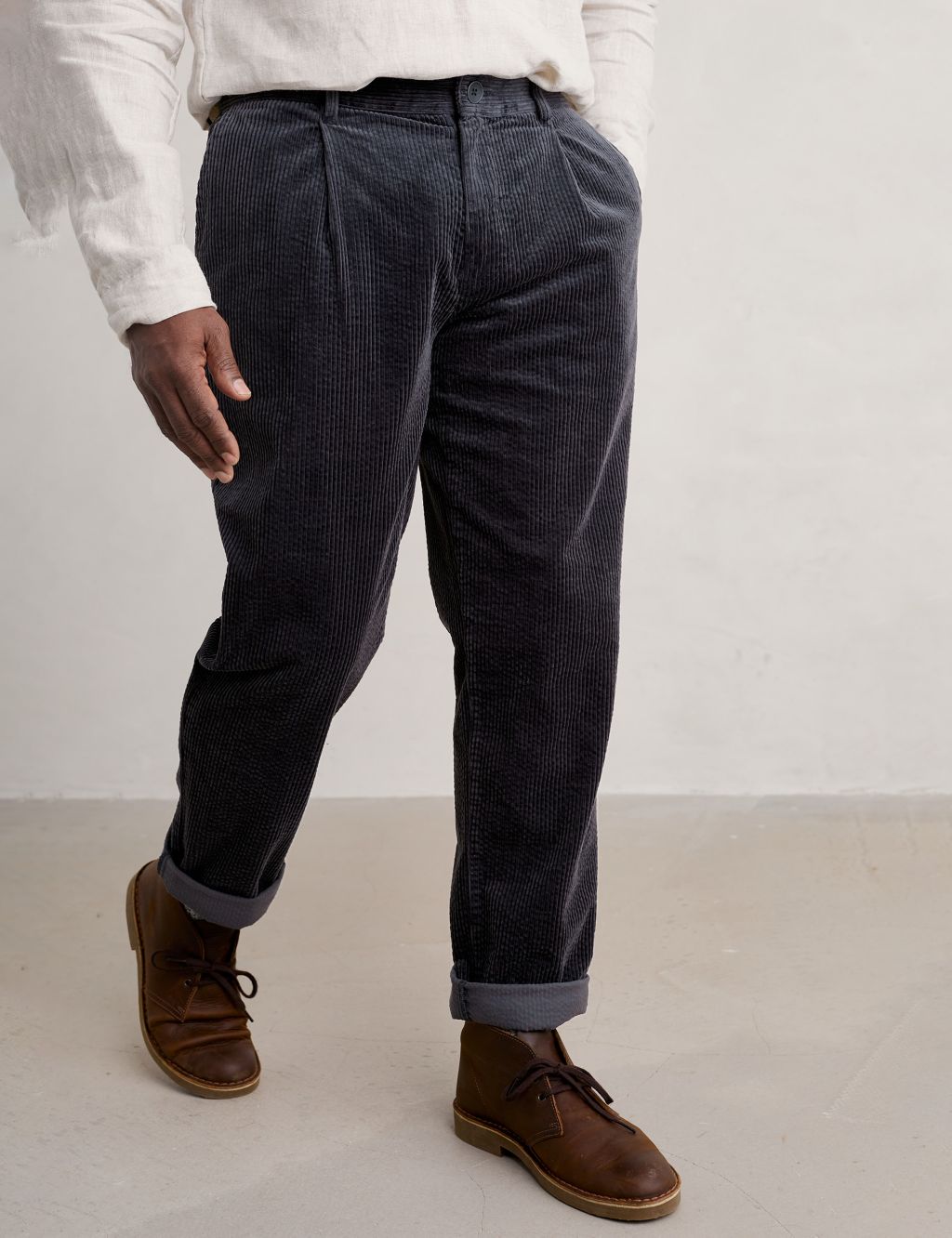 Organic Cotton Corduroy Trousers image 3