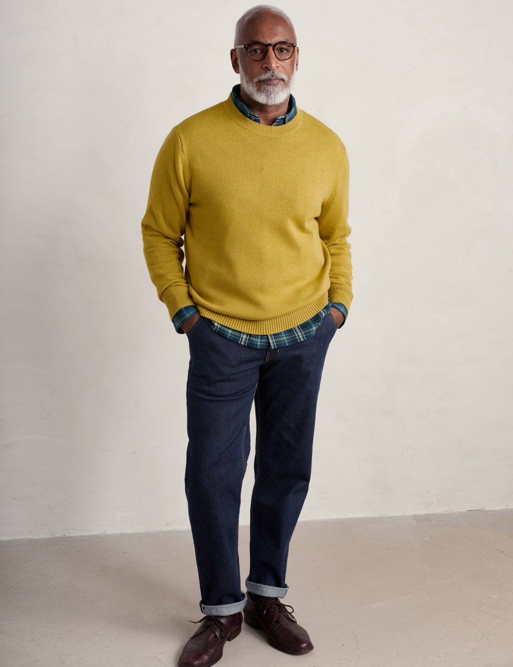 Men s Yellow Knitwear M S