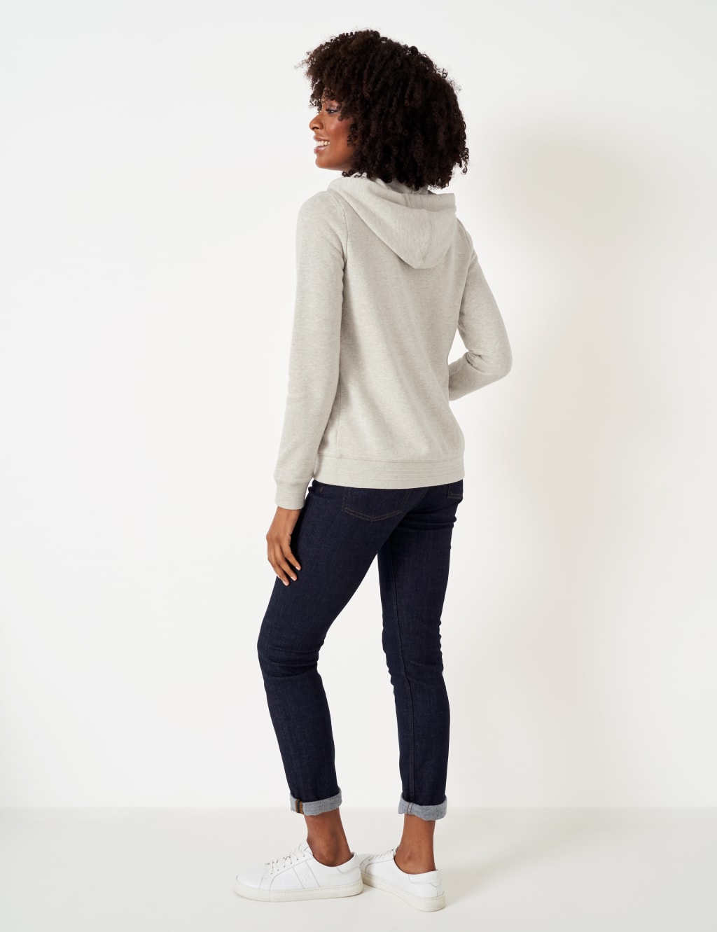 Cotton Rich Zip Up Hoodie image 4