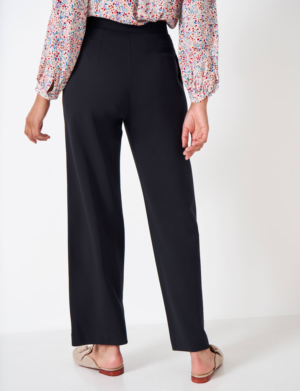 Ponte Straight Leg Trousers image 3