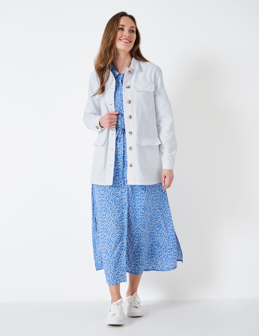 Denim Longline Jacket image 2