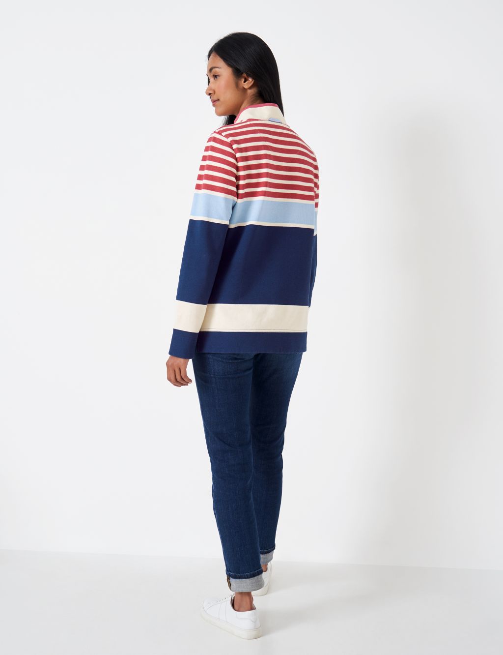 Pure Cotton Striped Sweatshirt image 4
