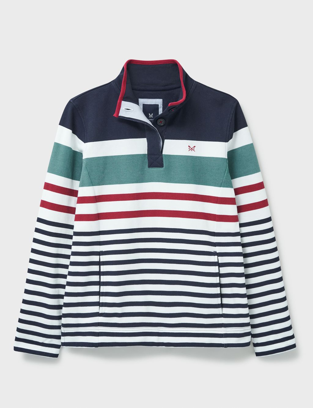 Pure Cotton Striped Sweatshirt image 2