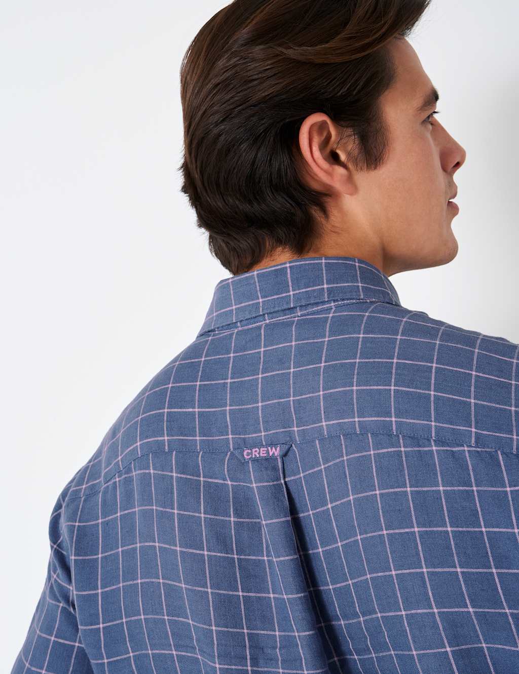 Pure Linen Check Shirt image 3