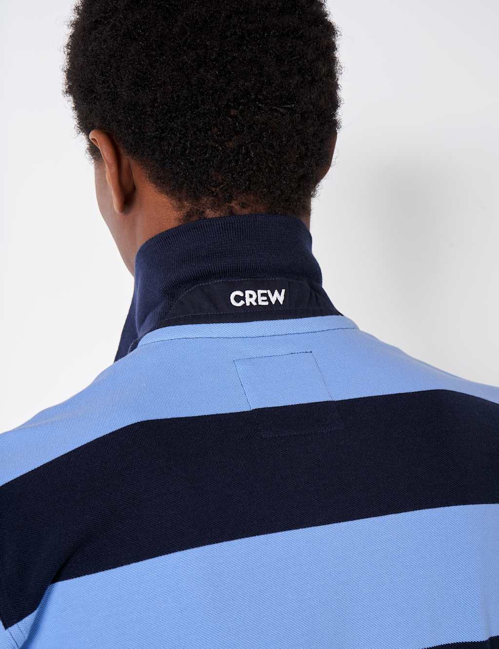Pure Cotton Striped Polo Shirt image 4