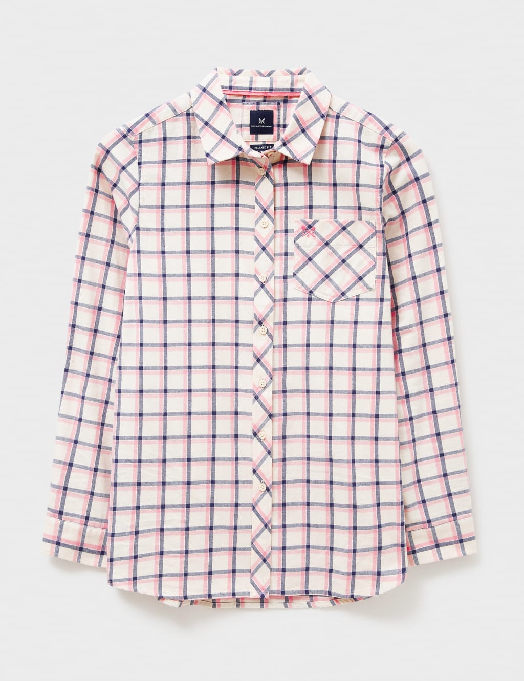 Brushed Pure Cotton Checked Shirt image 2