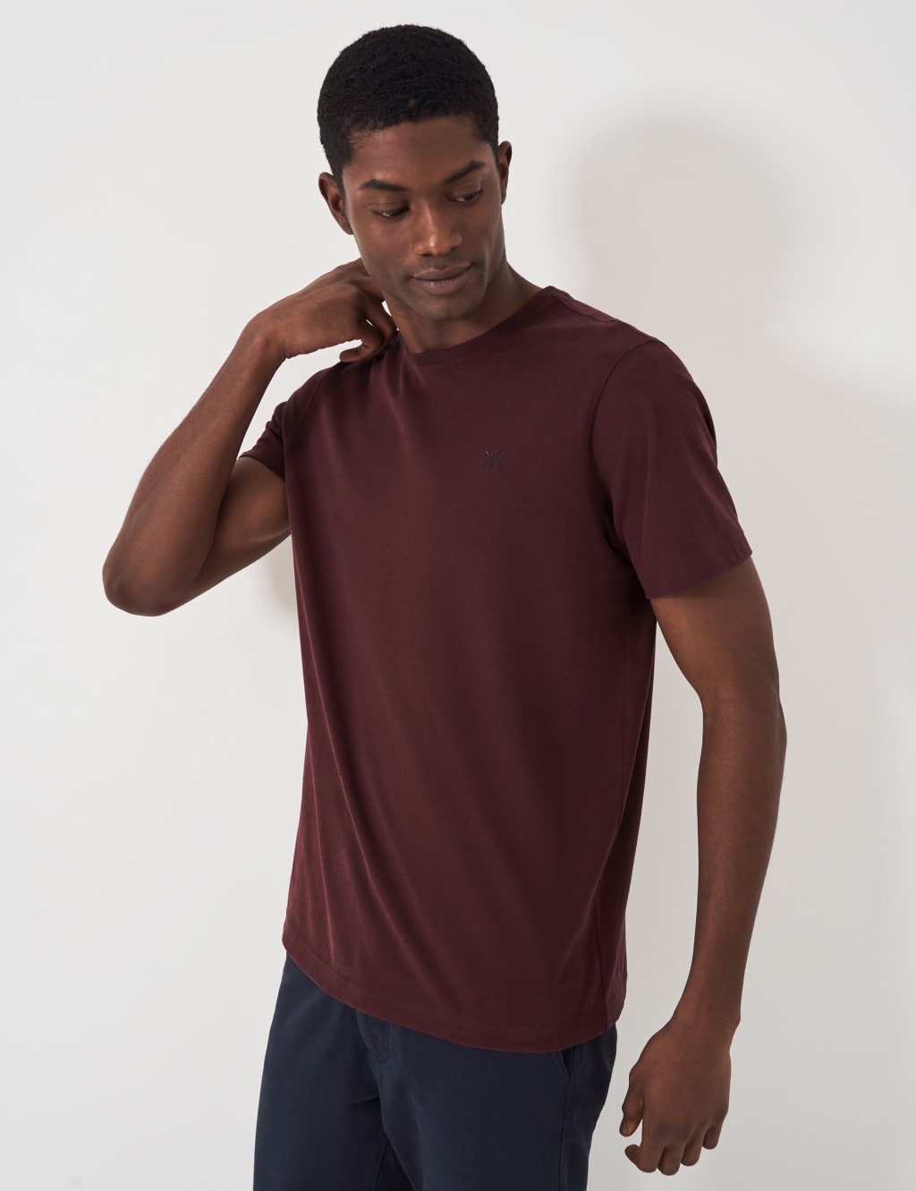 Pure Cotton Crew Neck T-Shirt