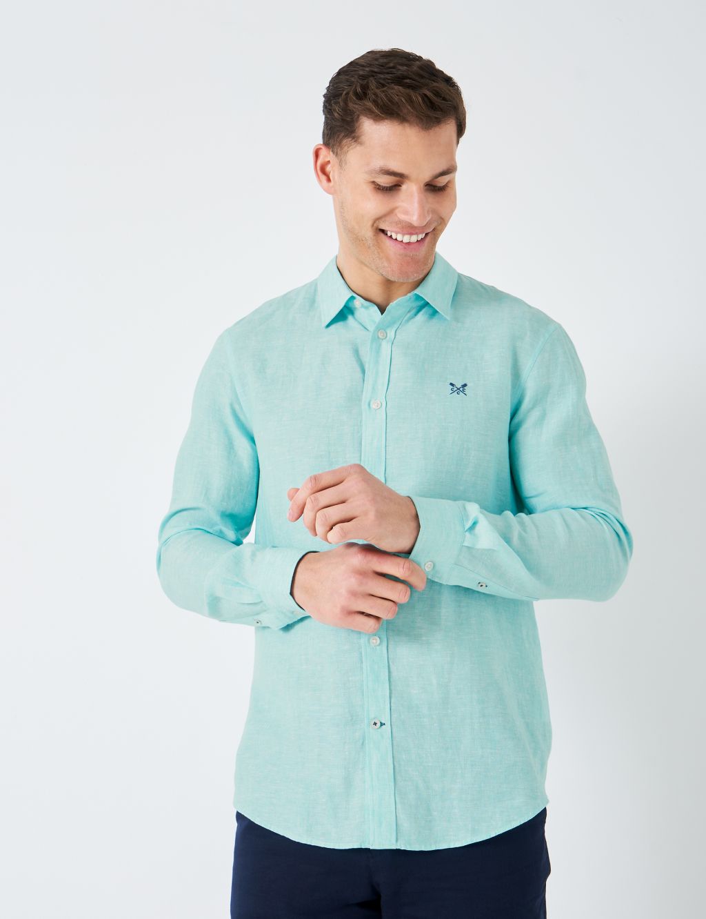 Regular Fit Pure Linen Dress Shirt image 1
