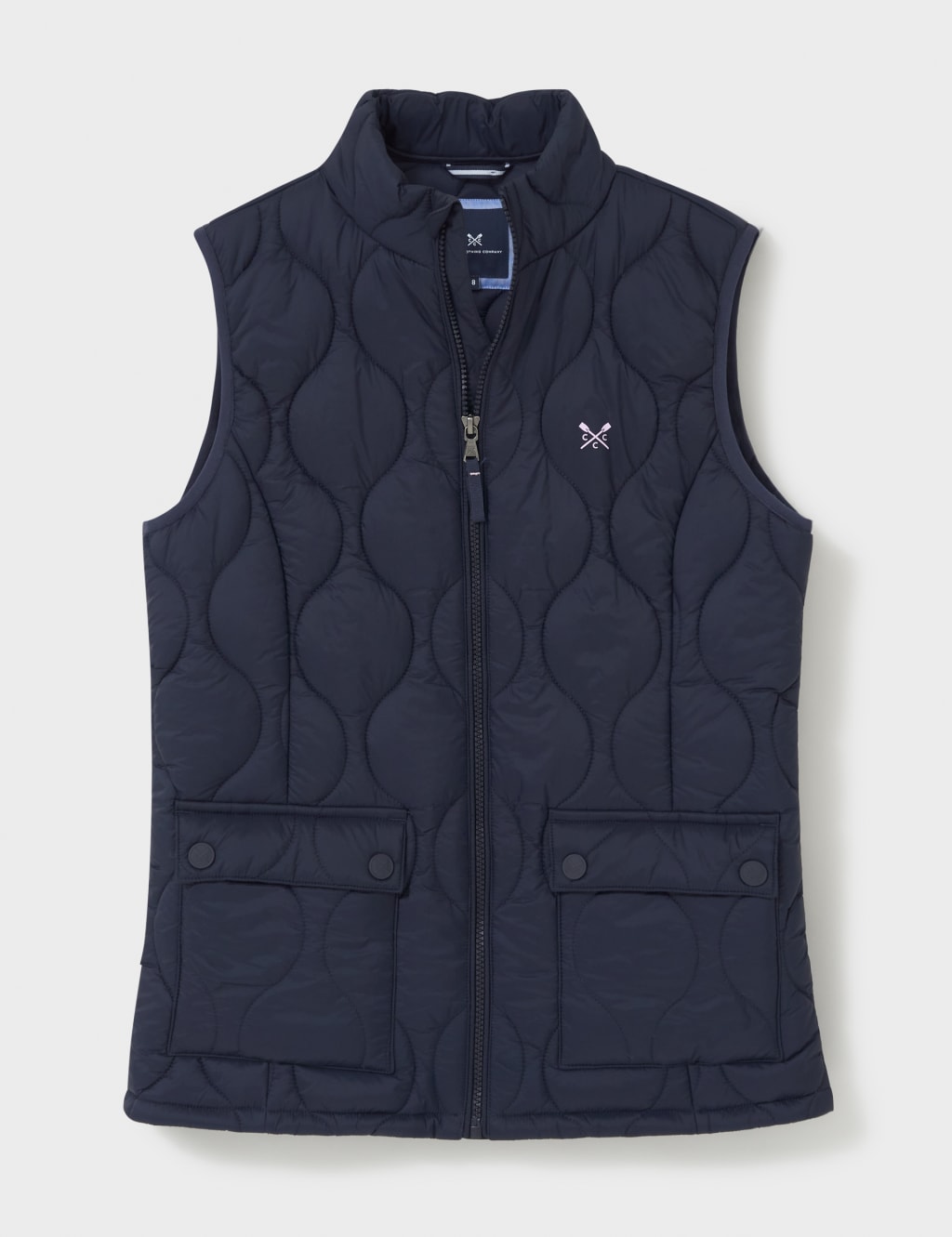 Lightweight Quilted Funnel Neck Gilet image 2