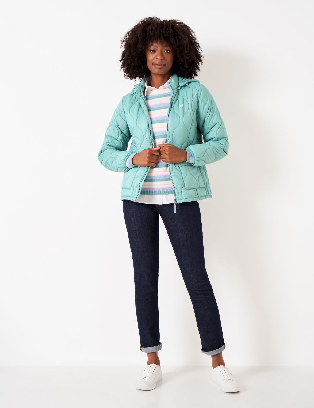 Lightweight Hooded Quilted Jacket image 3