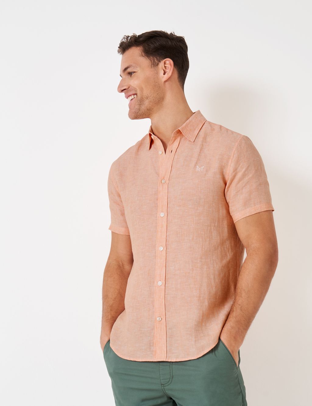 Pure Linen Oxford Shirt image 1