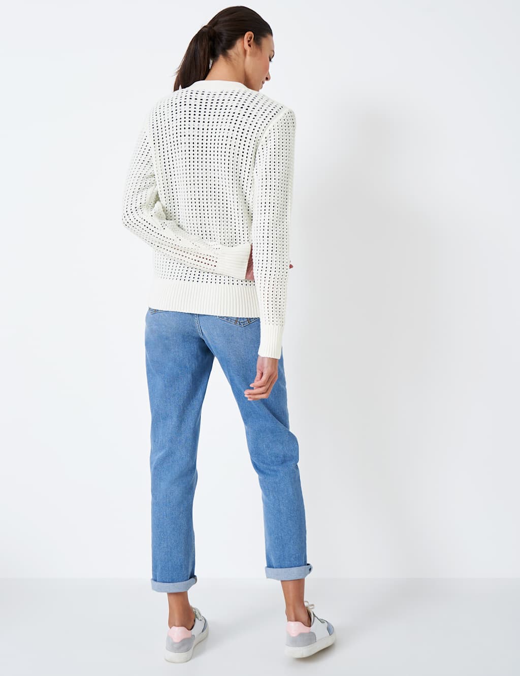 Pure Cotton V-Neck Button Front Cardigan image 3
