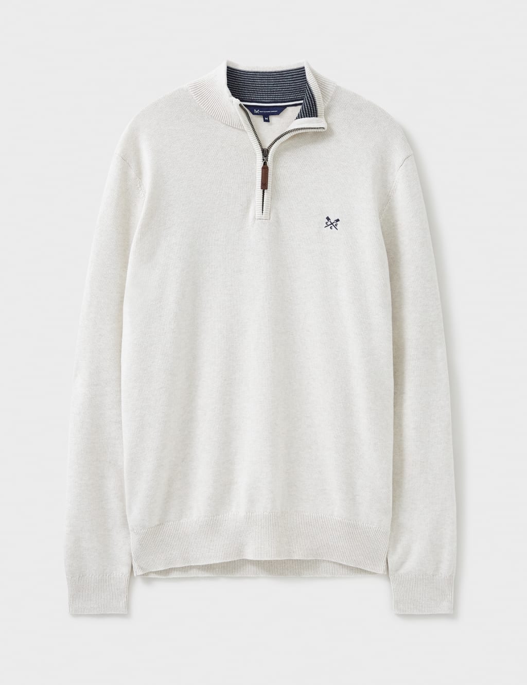 Organic Cotton Half Zip Jumper image 2