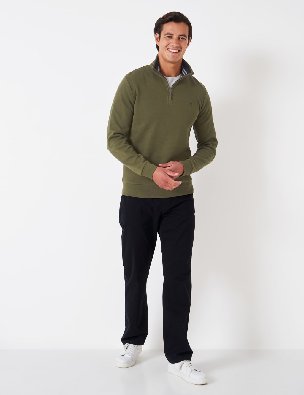 Pure Cotton Half Zip Sweatshirt image 3