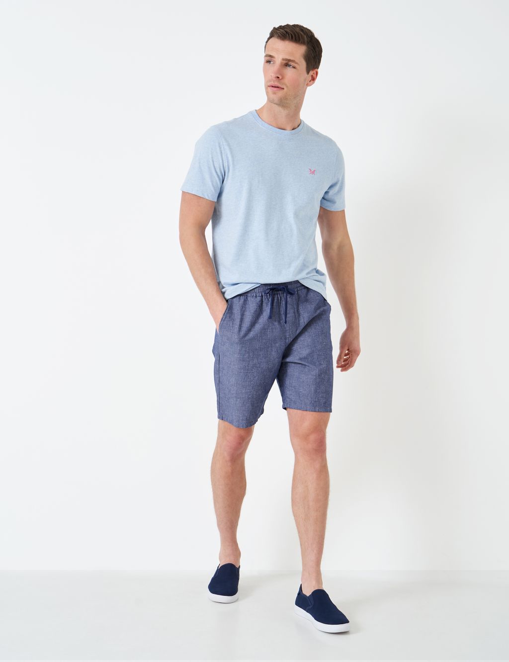 Linen Blend Lightweight Shorts image 1