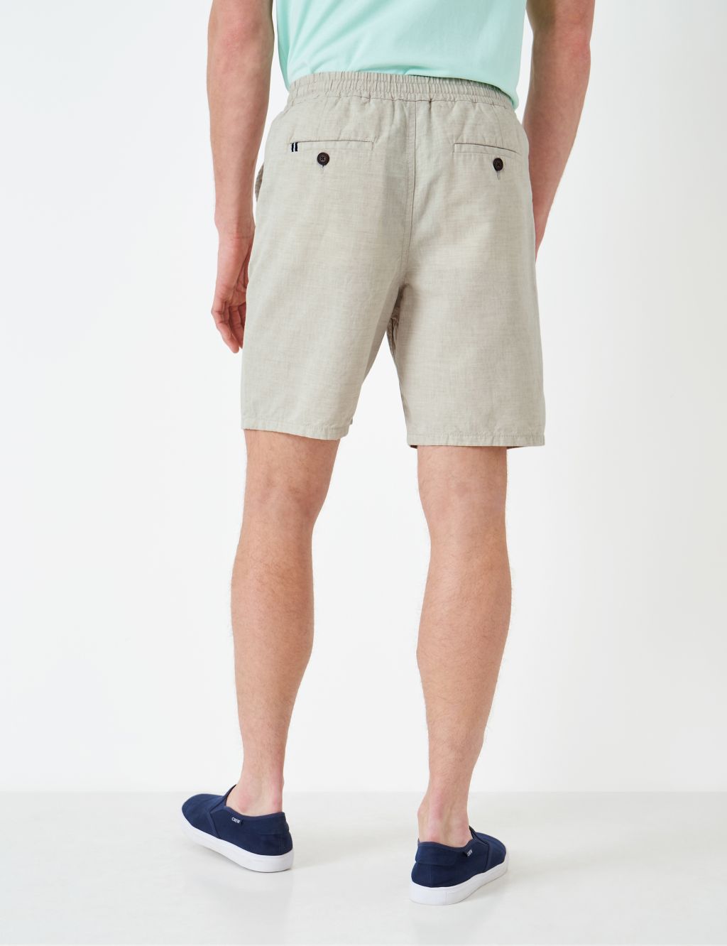 Linen Blend Lightweight Shorts image 4