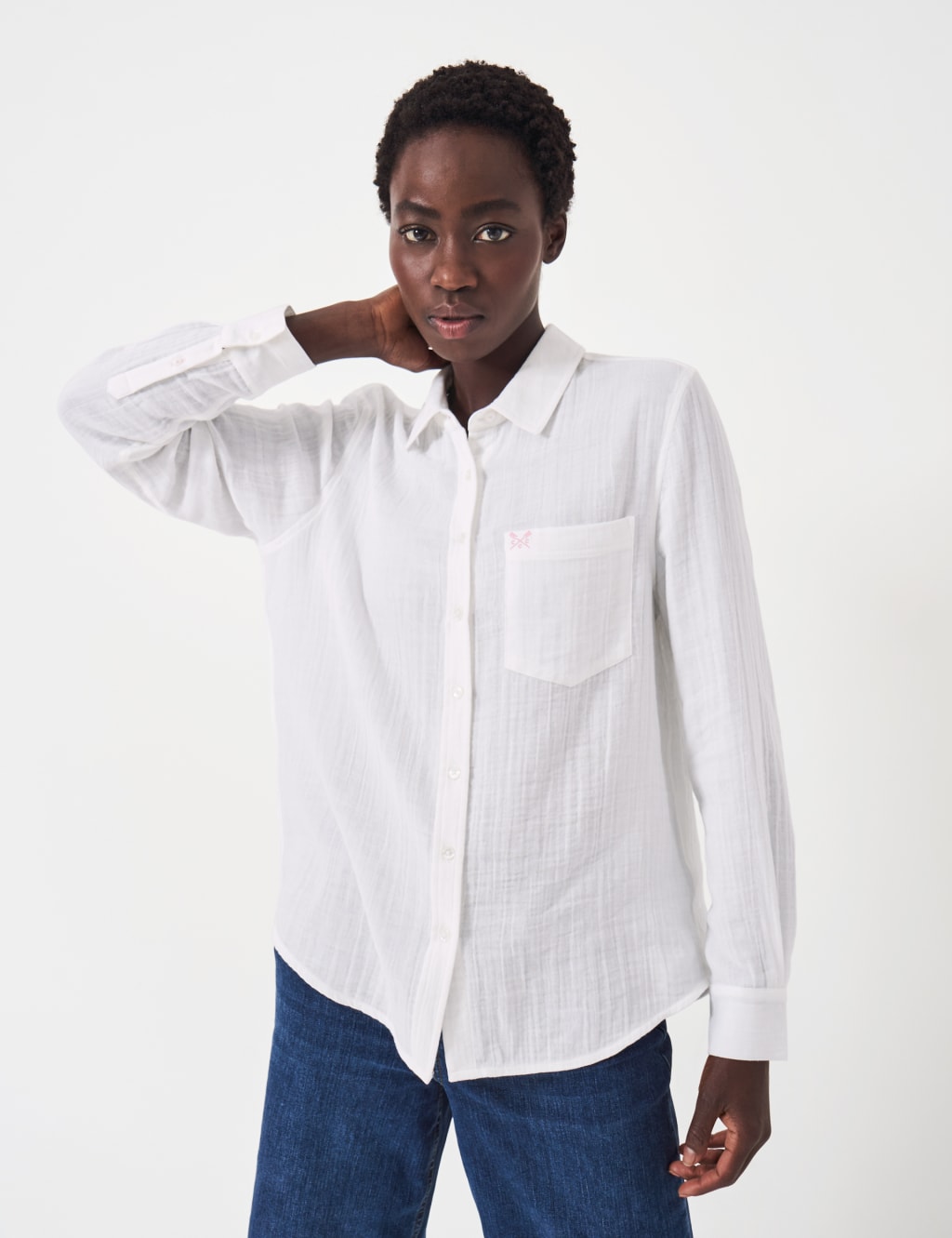 Women s White Shirts Blouses M S