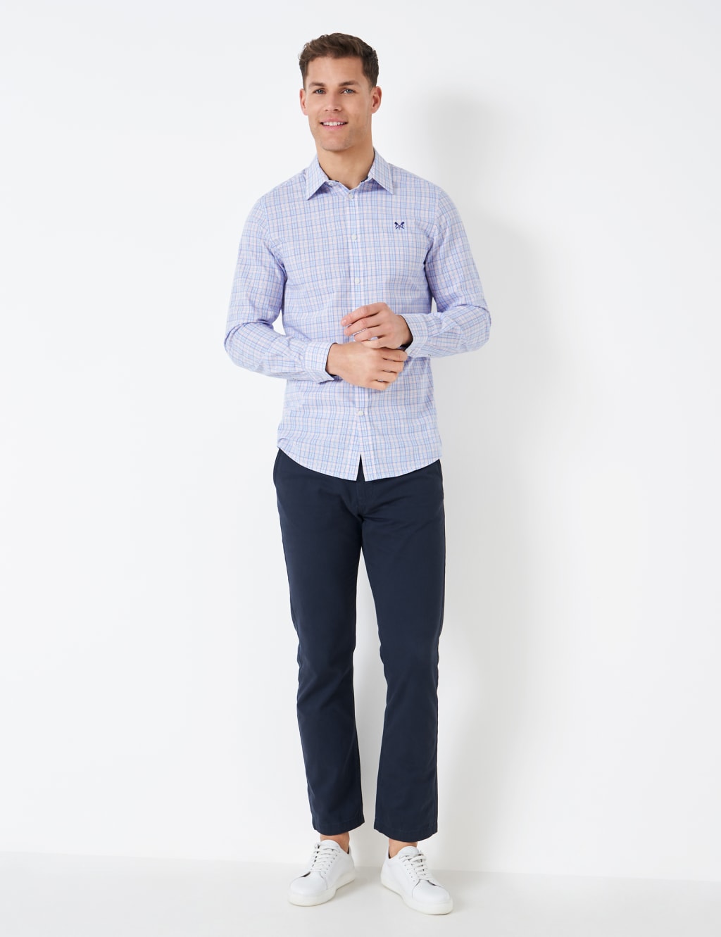 Regular Fit Cotton Rich Check Dress Shirt image 2