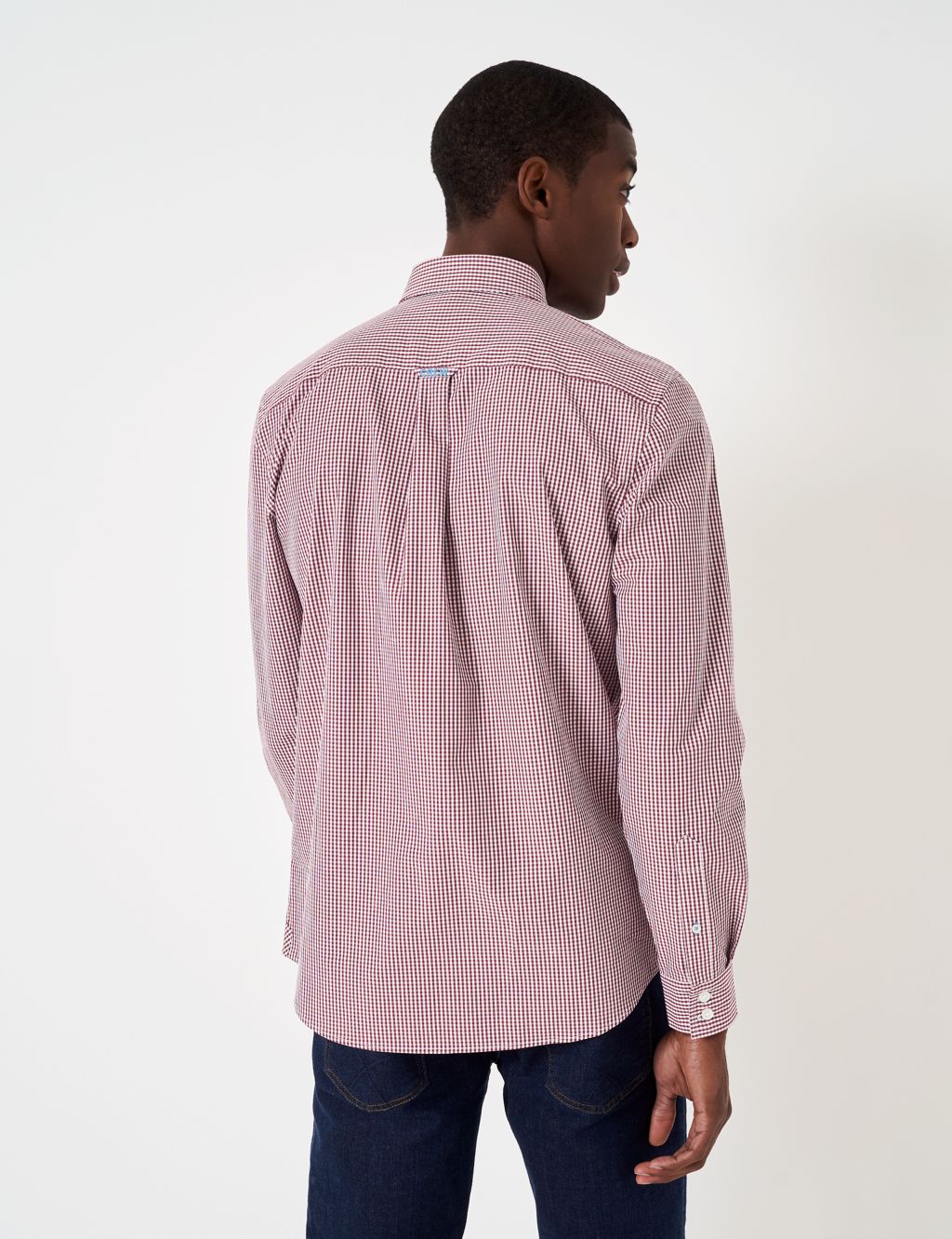Pure Cotton Check Oxford Shirt image 4