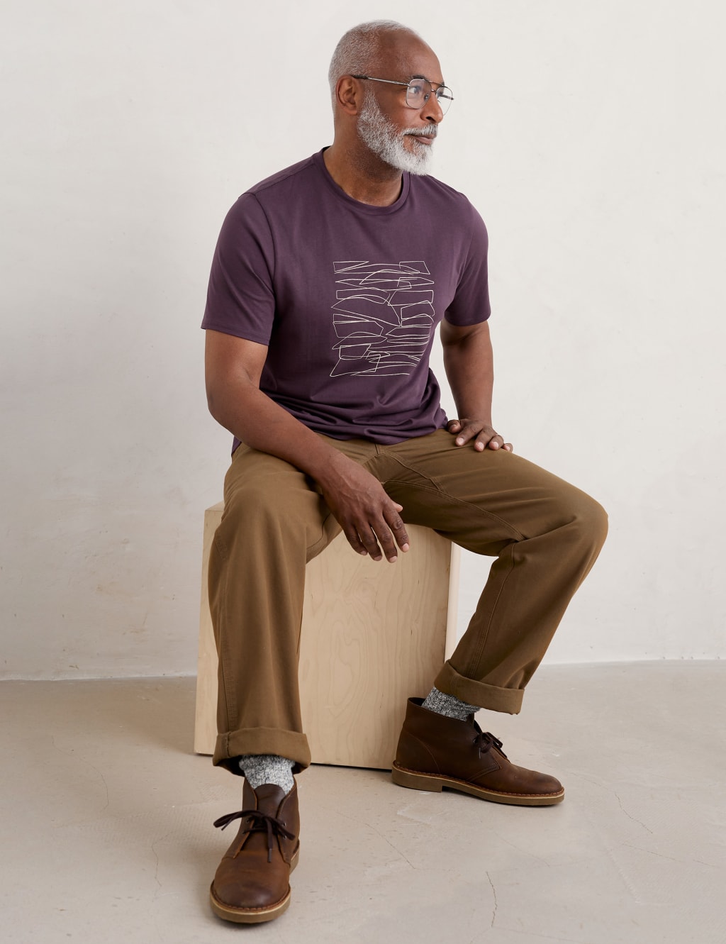 Organic Cotton Crew Neck Graphic T-Shirt image 1