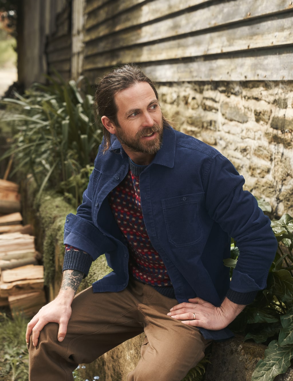 M&s mens outlet casual shirts