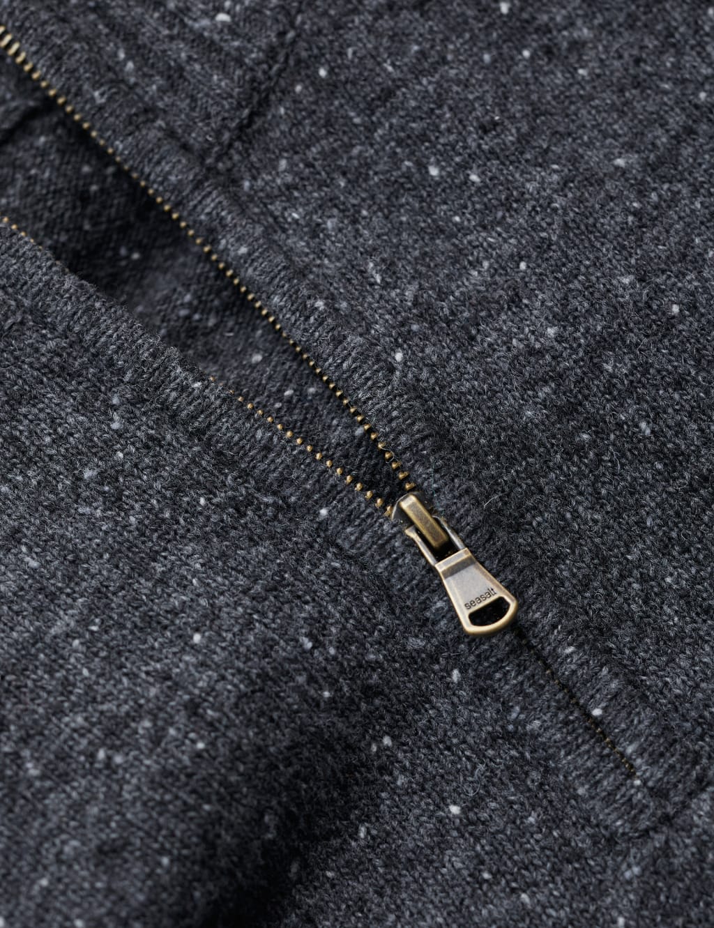 Lambwool Rich Funnel Neck Half Zip Jumper image 5
