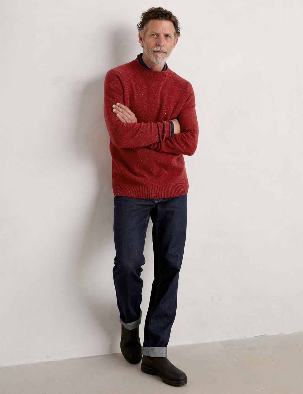 Lambswool Rich Crew Neck Jumper image 3