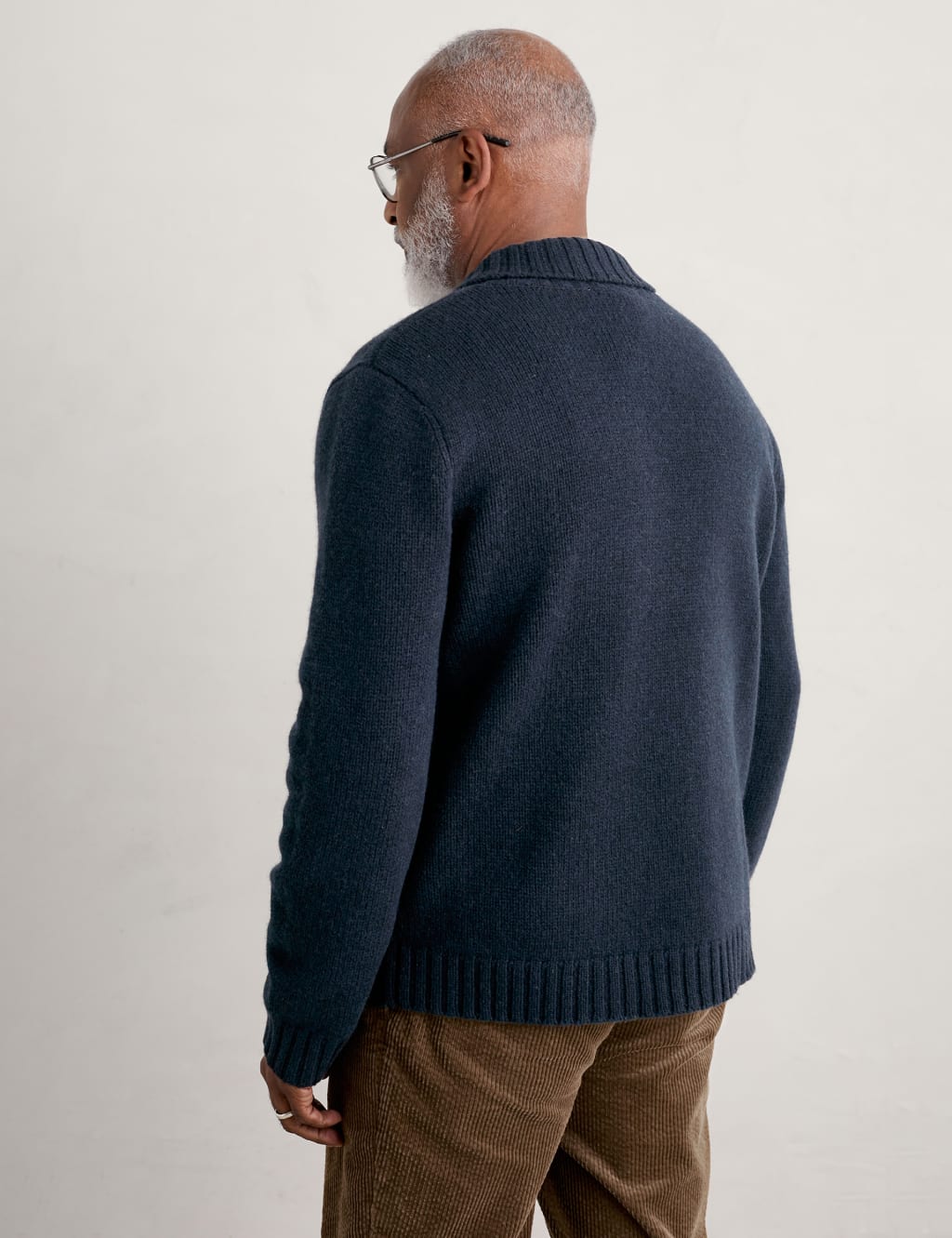 Lambswool Rich Shawl Collar Jumper image 4