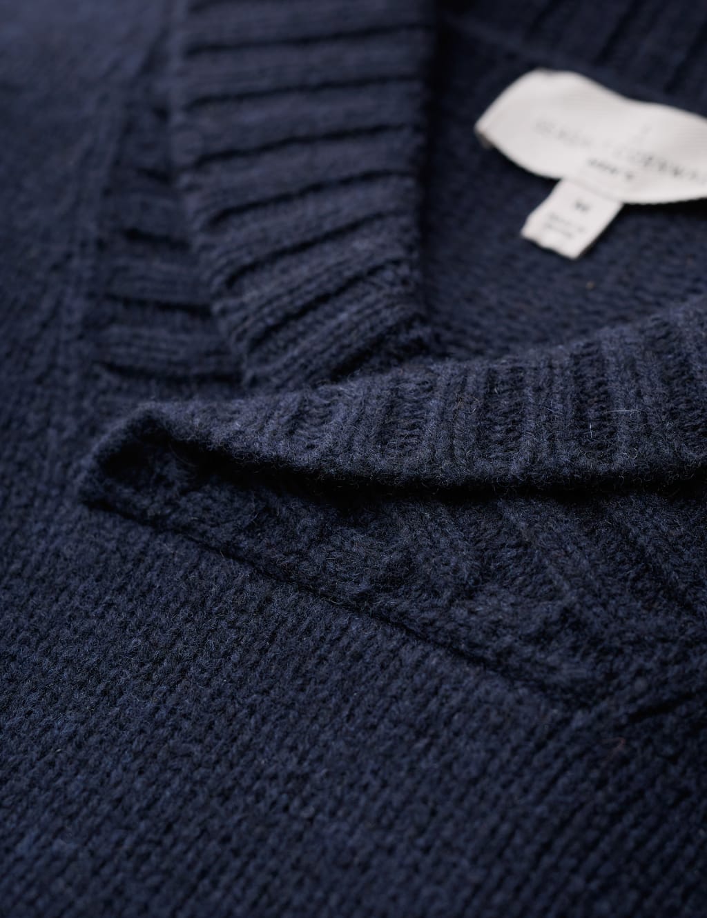 Lambswool Rich Shawl Collar Jumper image 5