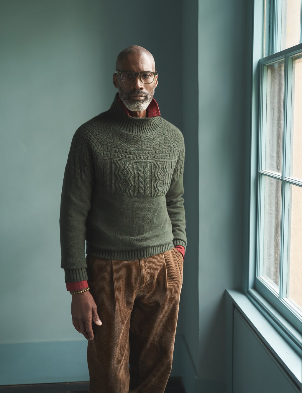 Men s Roll Neck Jumpers M S