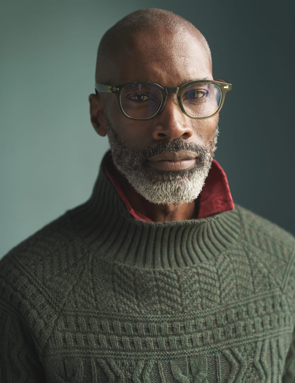 Wool Blend Cable Roll Neck Jumper image 3