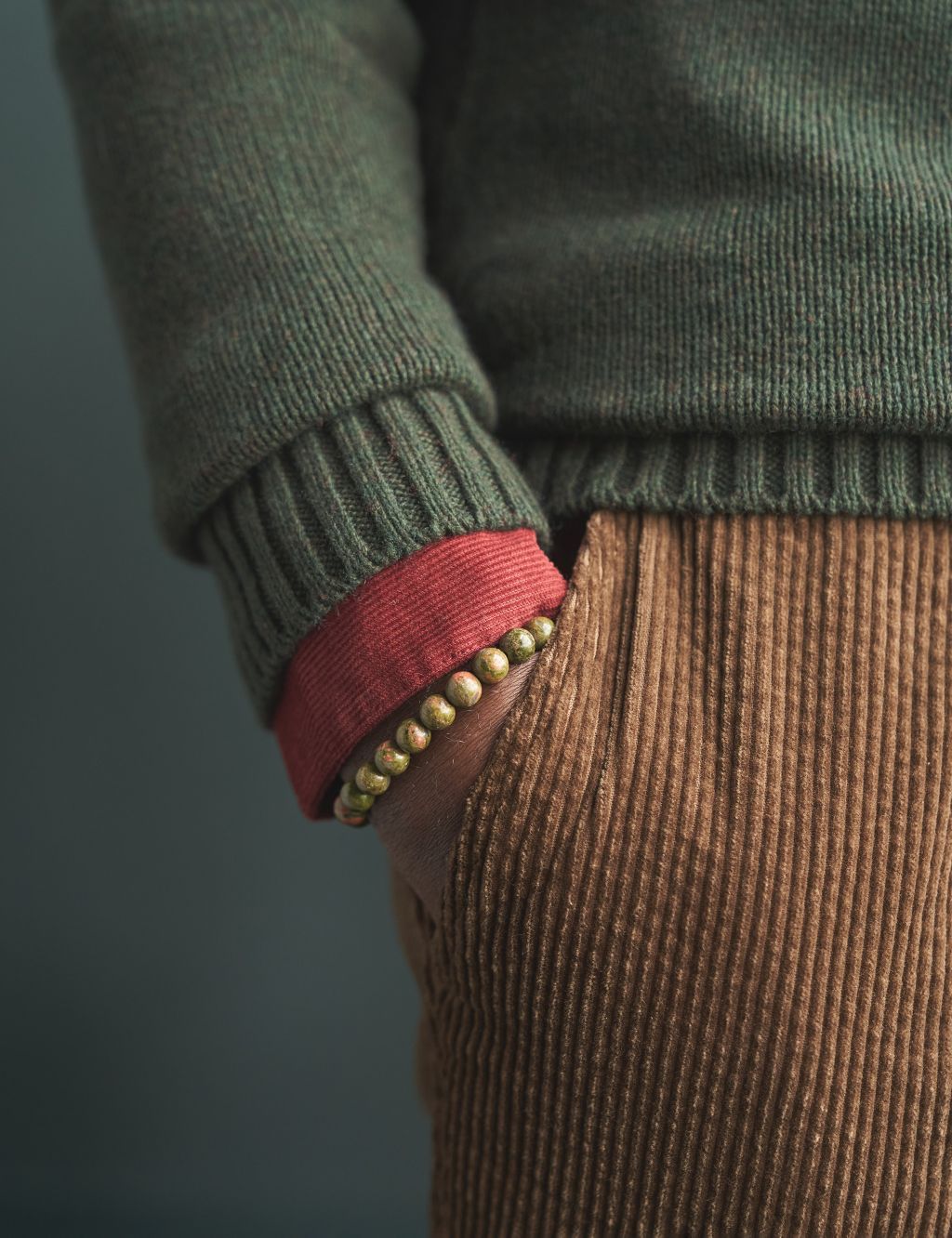 Wool Blend Cable Roll Neck Jumper image 4