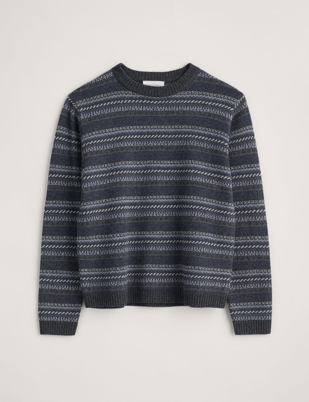 Lambswool Rich Fair Isle Crew Neck Jumper image 2