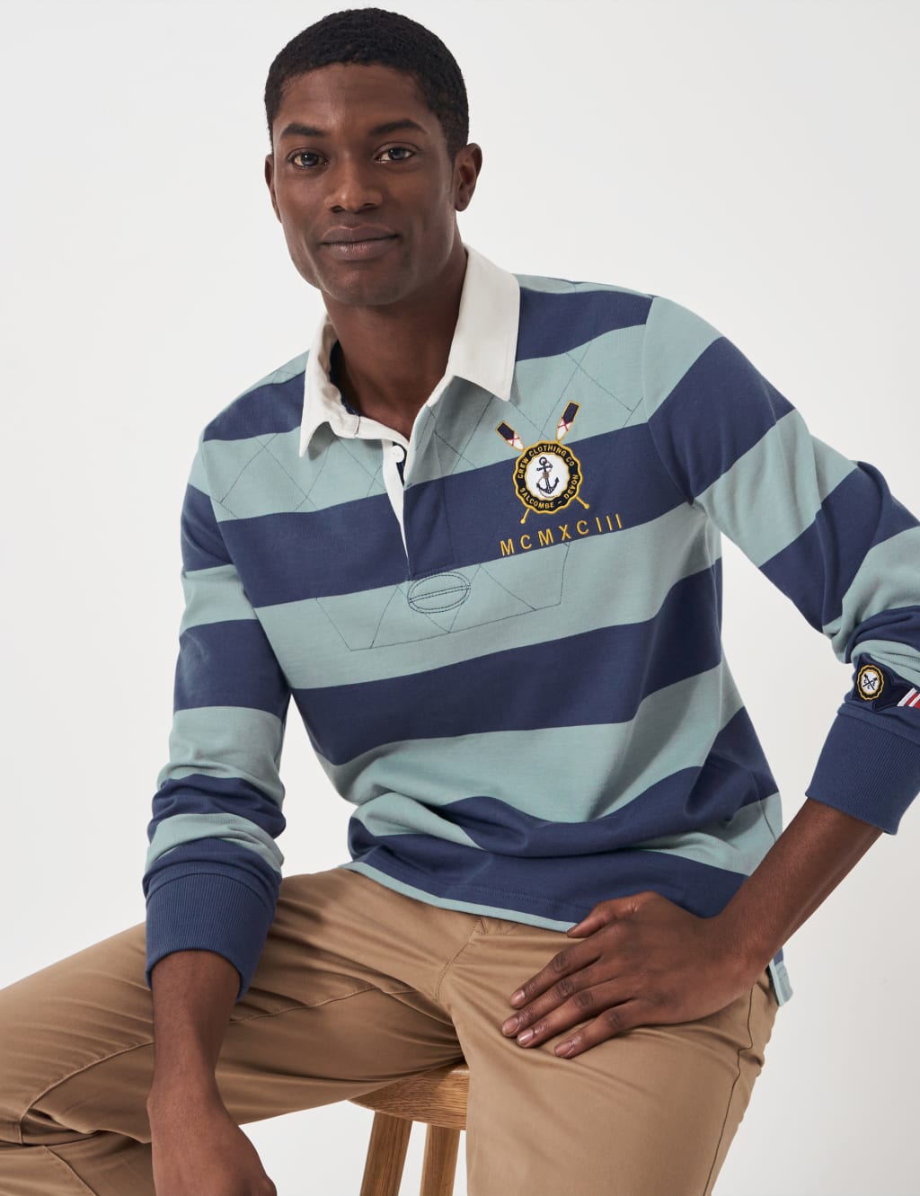 Blue rugby shirt 2025