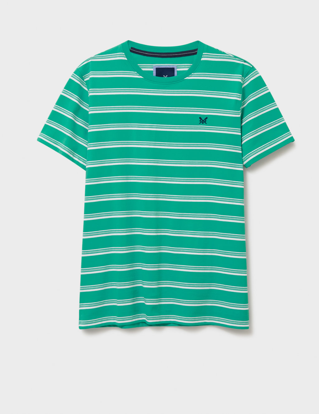 Pure Cotton Striped Crew Neck T-Shirt image 2