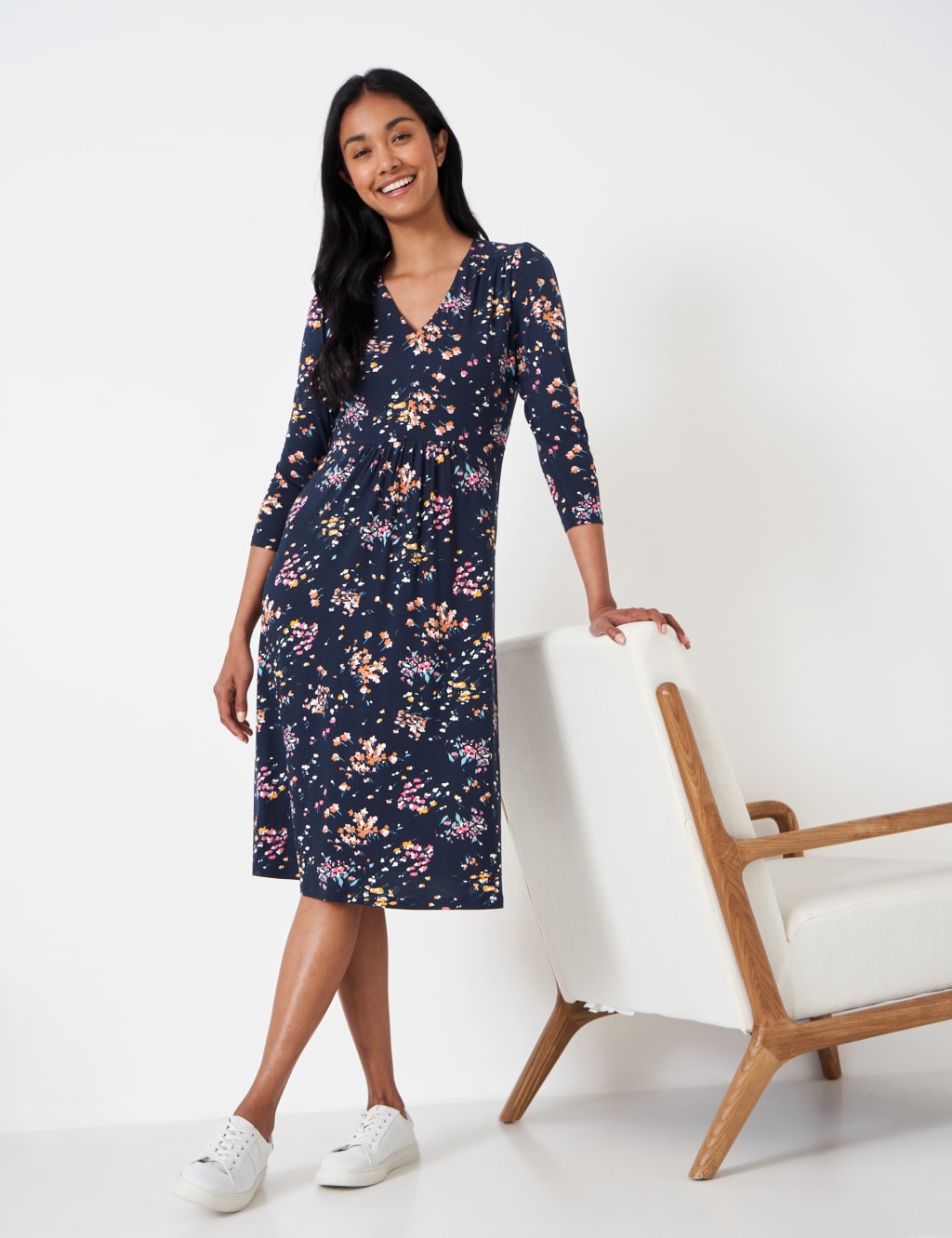 M&s navy dresses shop