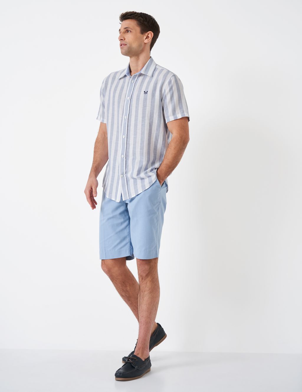 Linen Rich Striped Shirt image 3