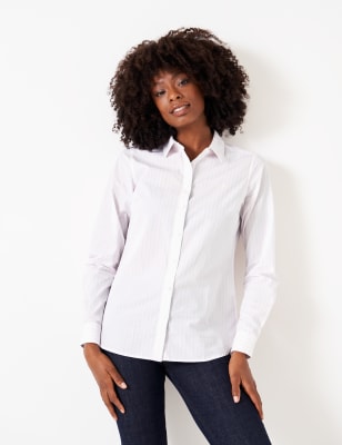 Crew neck with 2024 button down shirt