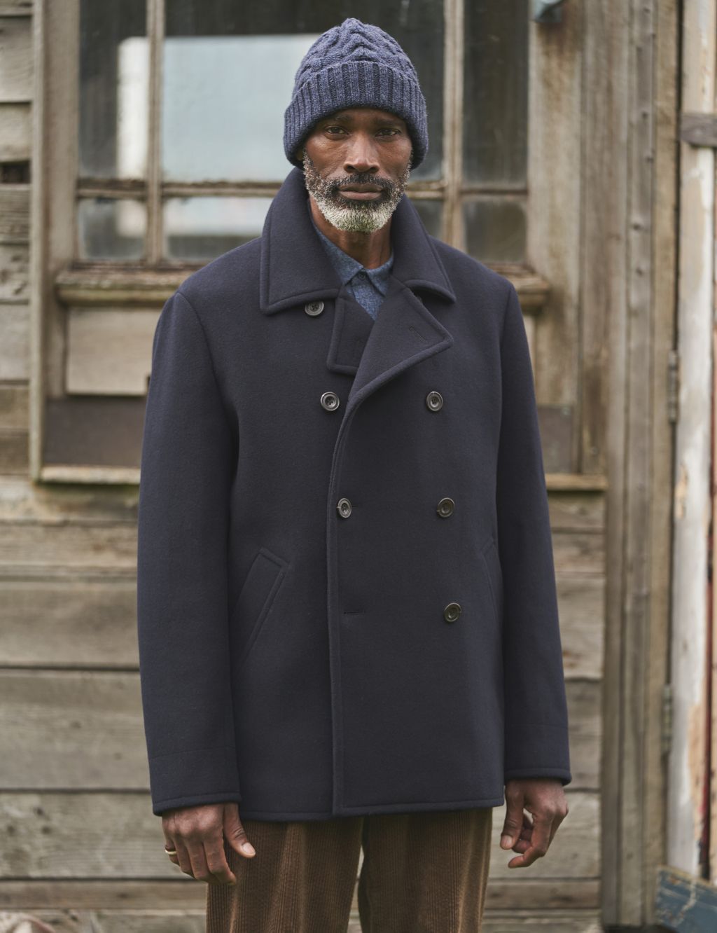 Generic Winter Wool Coat Slim Fit Jackets Mens Casual Warm