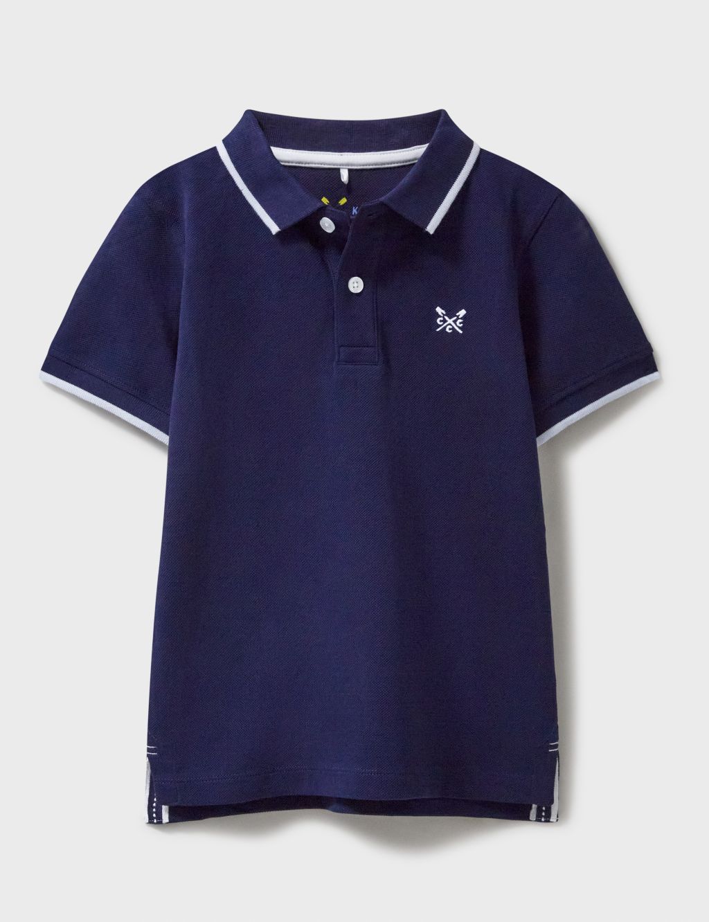 Pure Cotton Tipped Polo Shirt (3-12 Yrs)