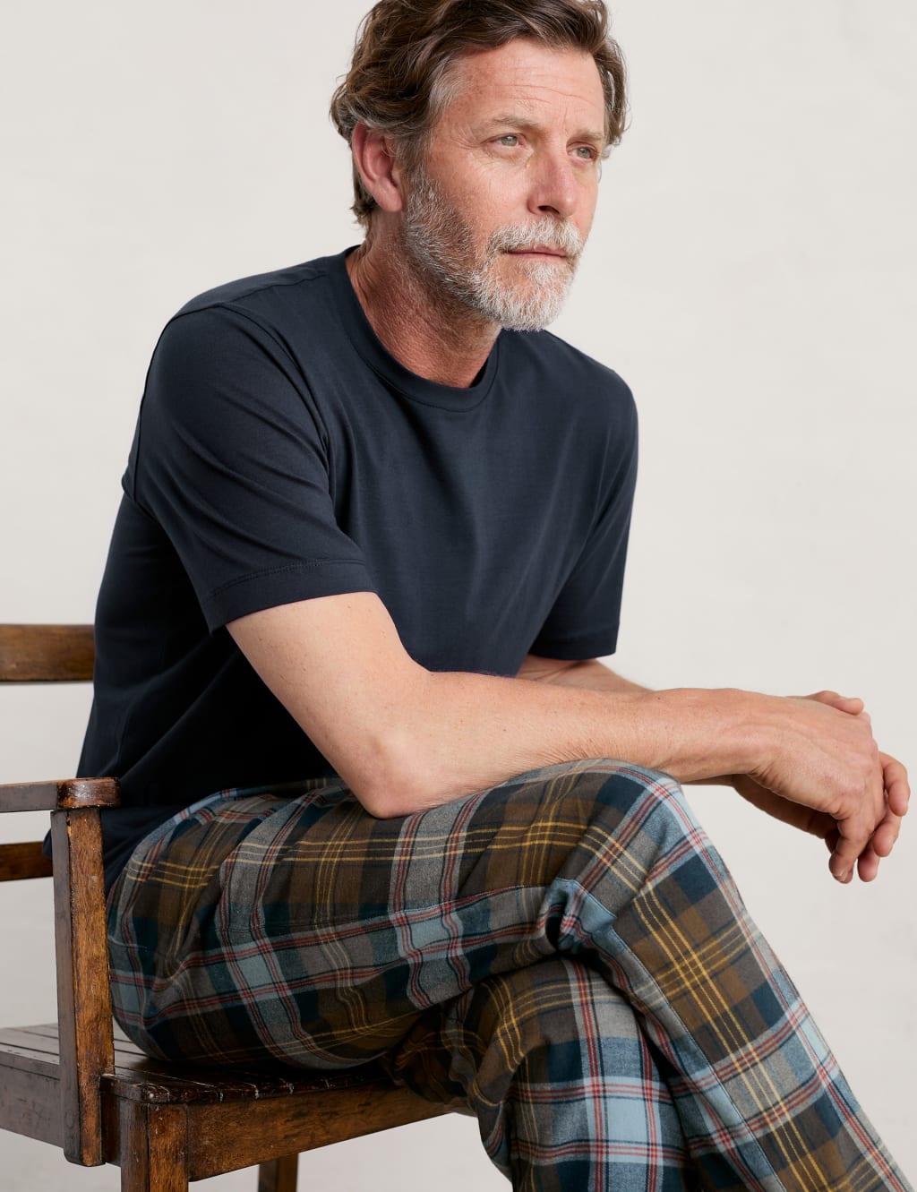Organic Cotton Checked Pyjama Set image 1