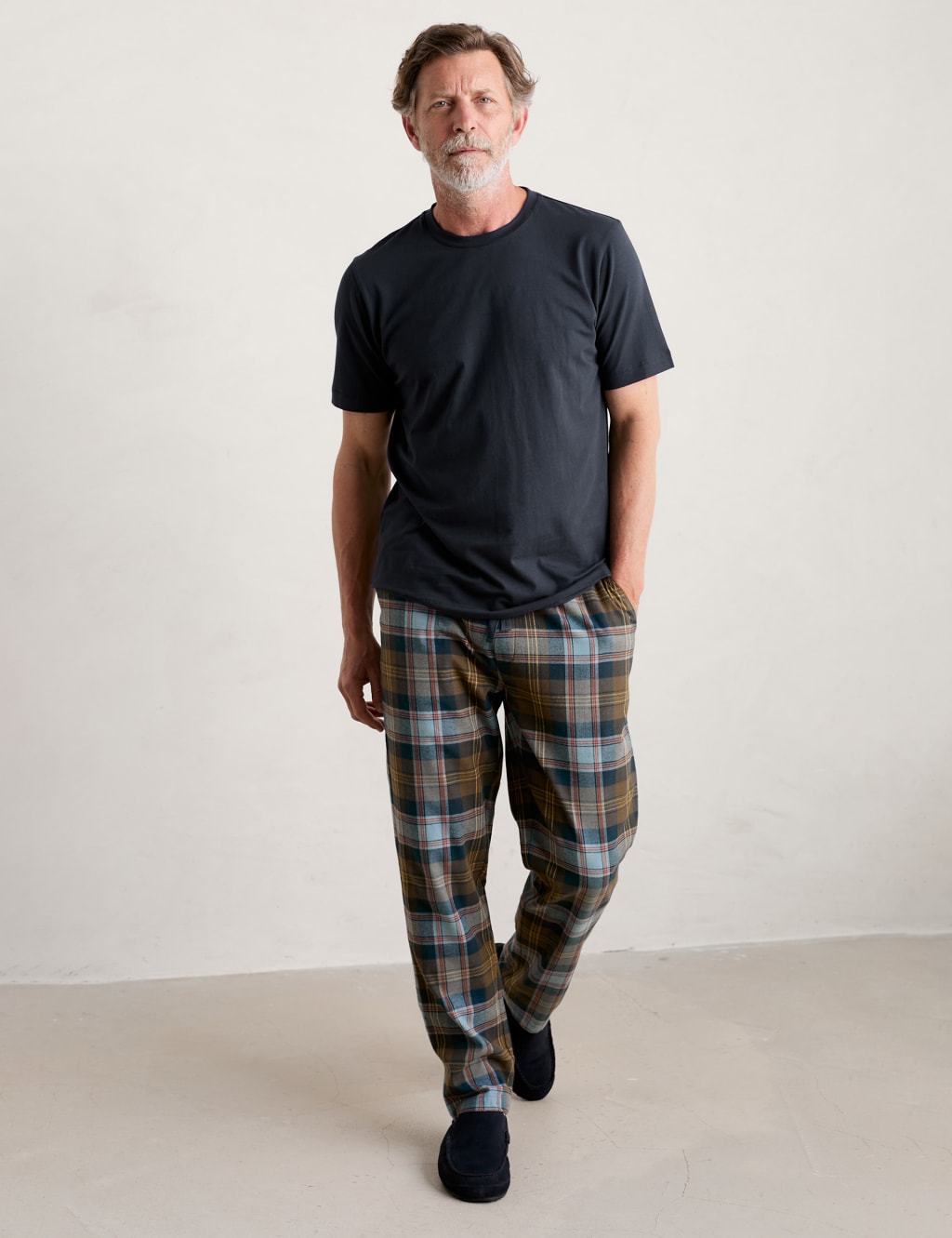 Organic Cotton Checked Pyjama Set image 3