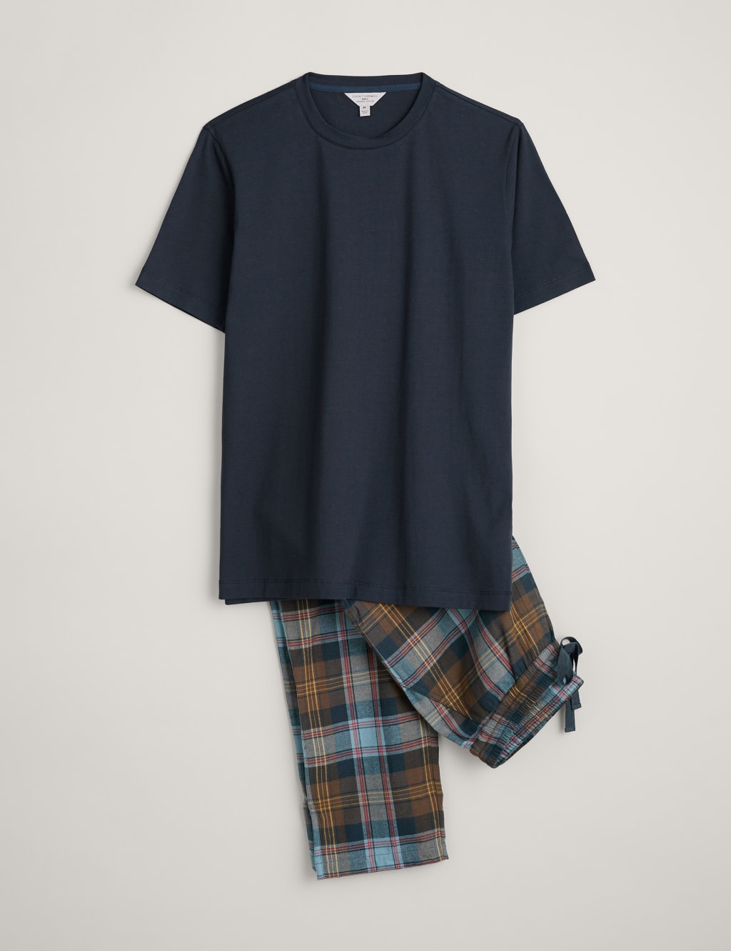 Organic Cotton Checked Pyjama Set image 2