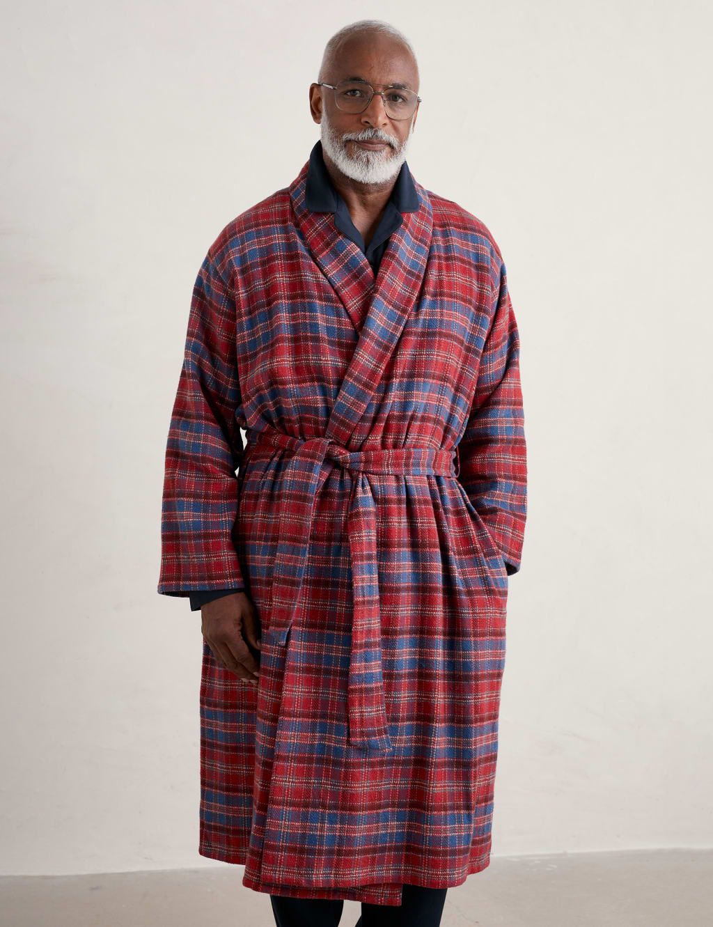 Tartan dressing gown mens on sale
