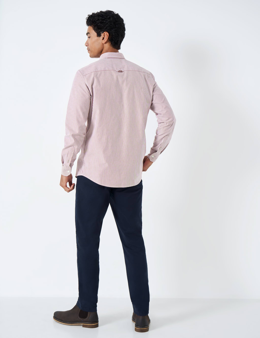 Slim Fit Pure Cotton Striped Oxford Shirt image 4