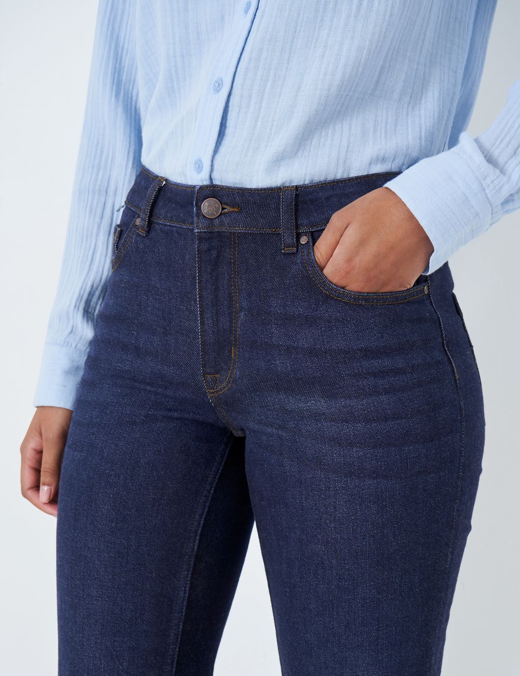 Girlfriend High Waisted Jeans image 6