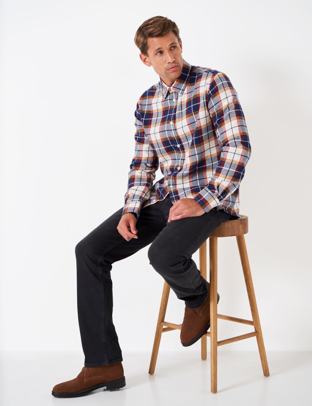 Pure Cotton Check Flannel Shirt image 5