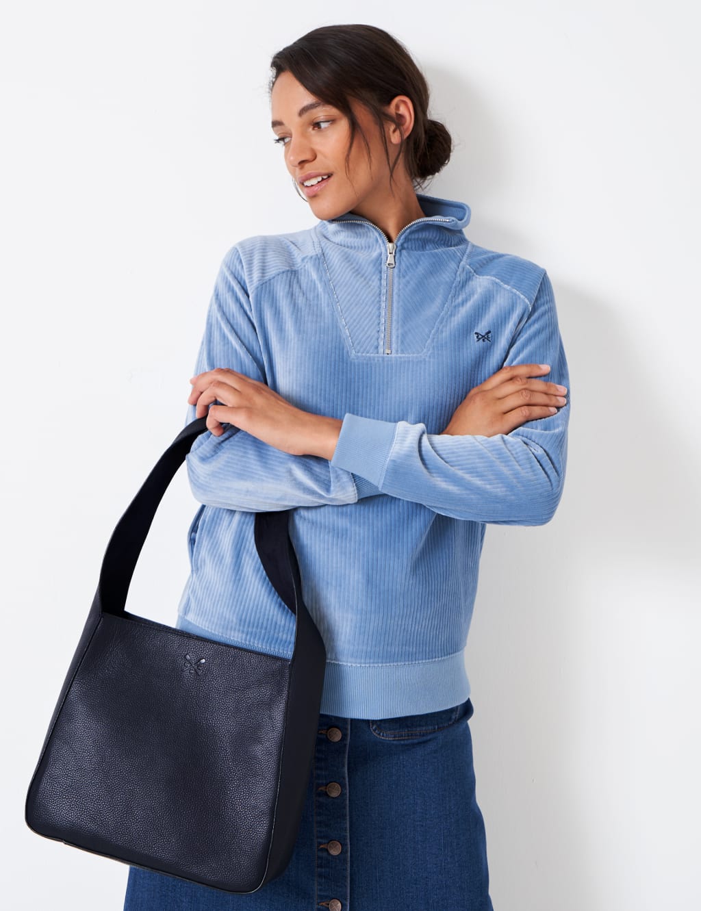 Leather Shoulder Bag image 3